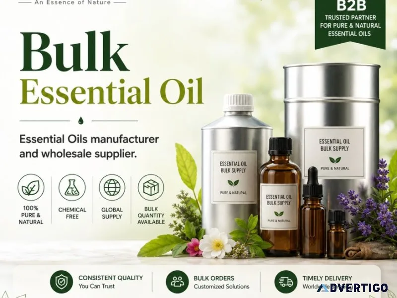 Bulk essential oil supplier pure and natural oils at wholesale p