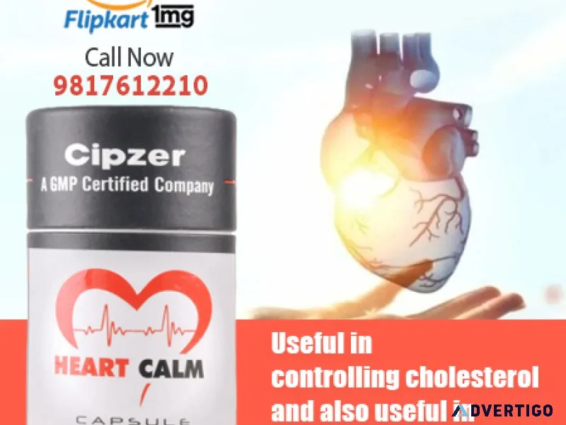 Cipzer heart calm capsule 60s natural heart wellness choleste