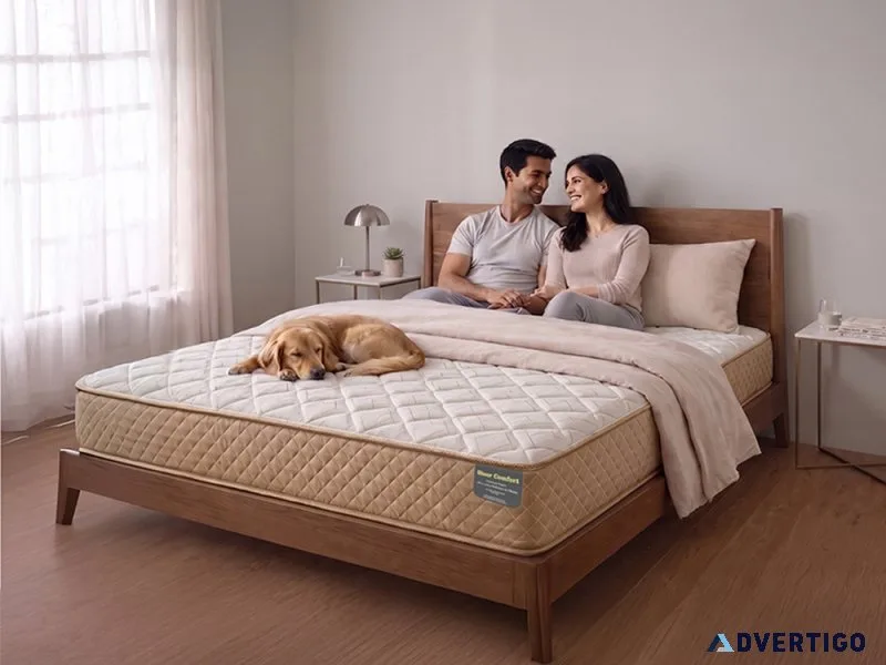 Soft and hard mattress combo dual comfort for perfect sleep