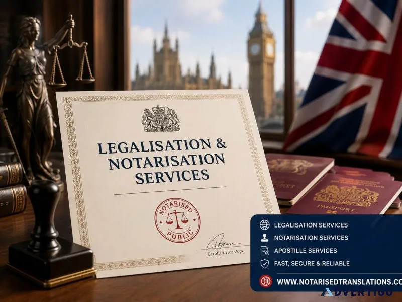 Professional legalisation and notarisation services uk