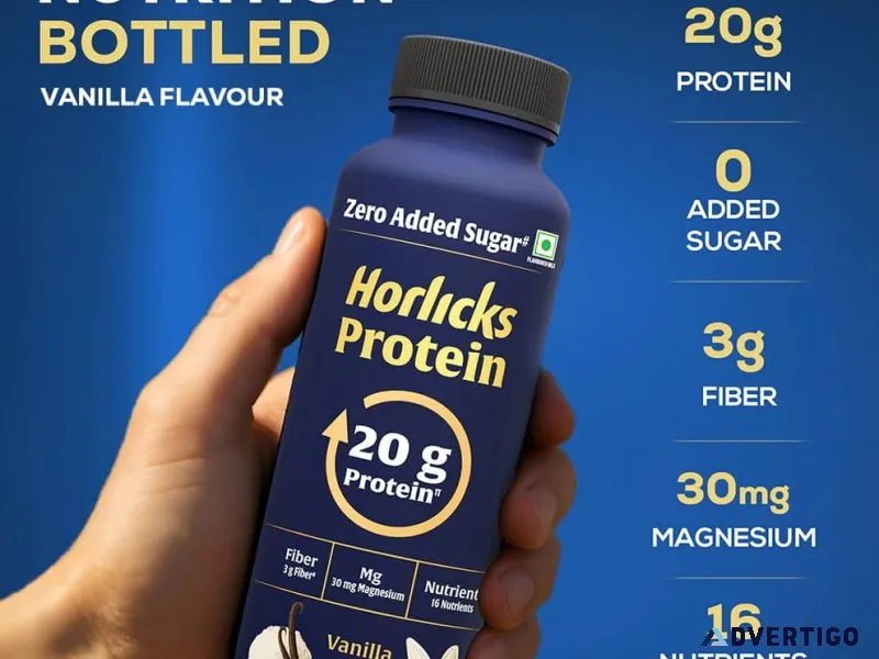 Power up your day with horlicks protein proffee shake