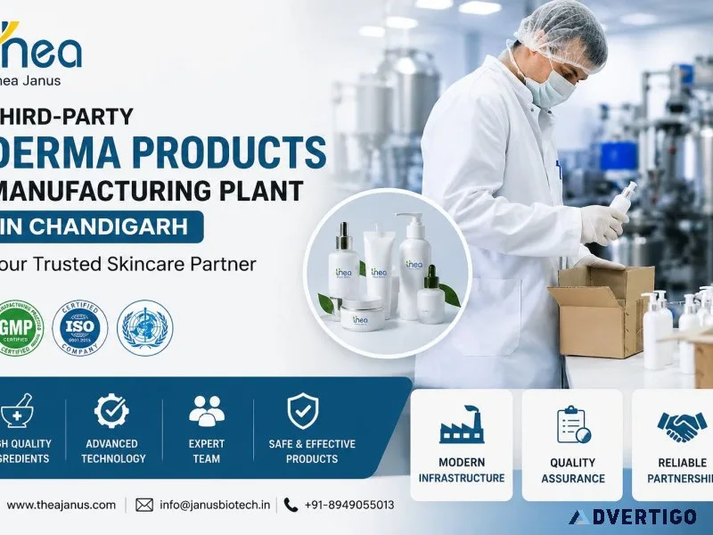 Thirdparty derma products manufacturing plant