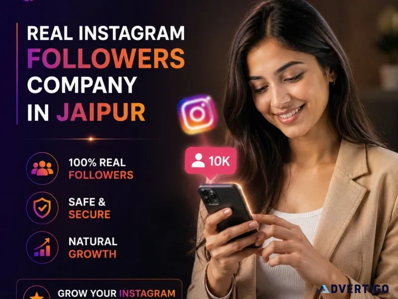 Real instagram followers company in jaipur