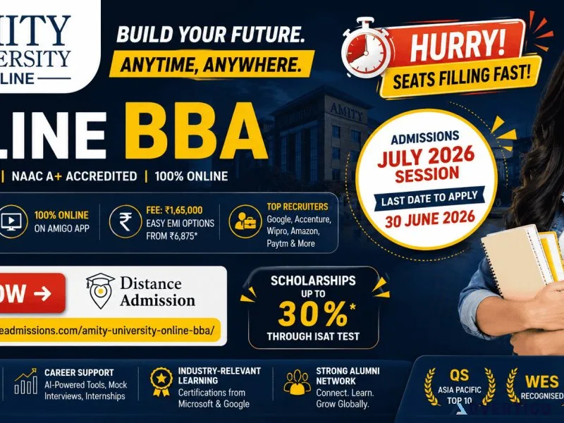 Amity university online bba admission 2026 apply now