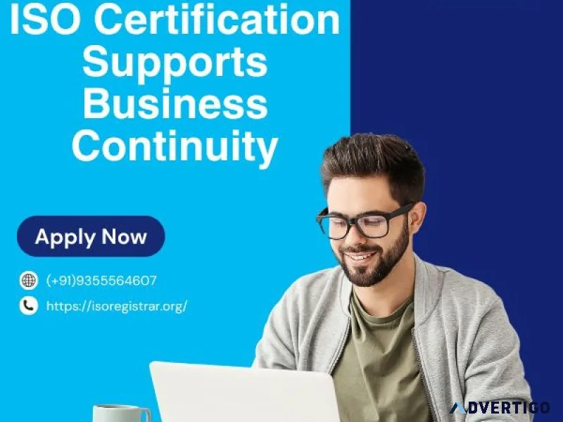 Iso certification supports business continuity