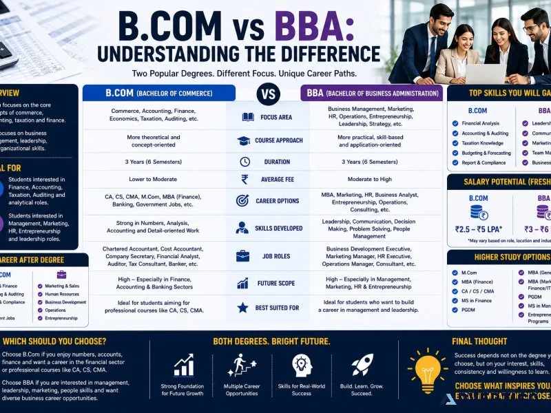 Bba vs bcom