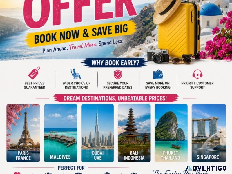 Exclusive domestic international holiday deals for every budge