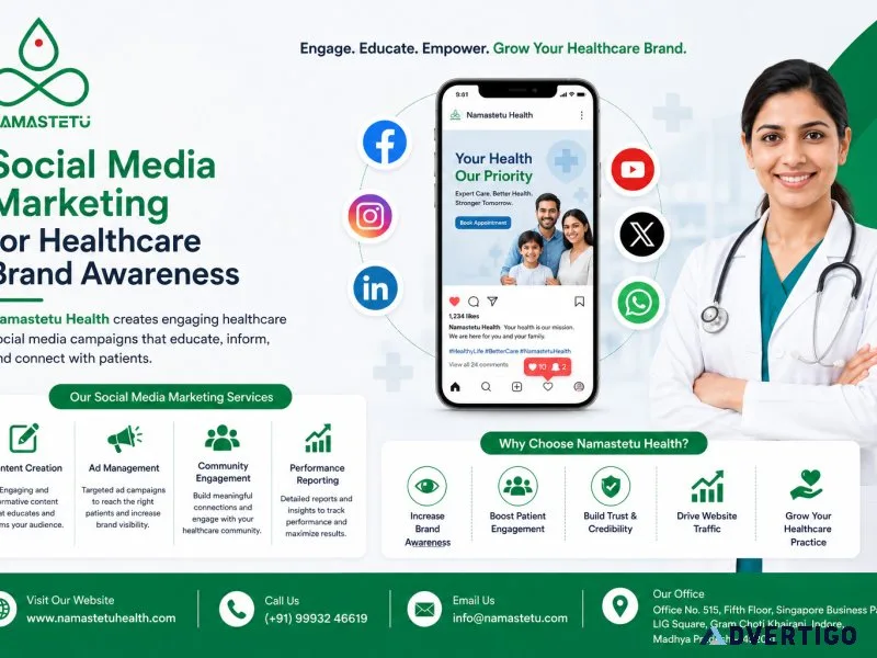 Social media marketing for healthcare brand awareness