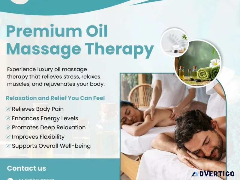 Massage centre trichy for relaxing oil massage