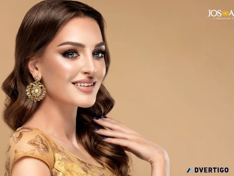 Premium gold earrings
