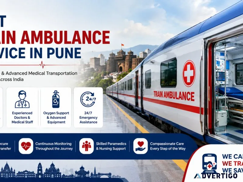 Best train ambulance service in pune
