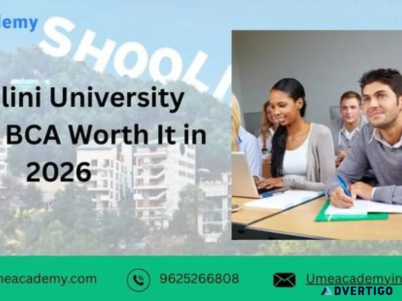 Is shoolini university online bca worth it in 2026