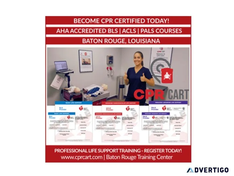 Cpr cart baton rouge aha cpr bls acls pals classes