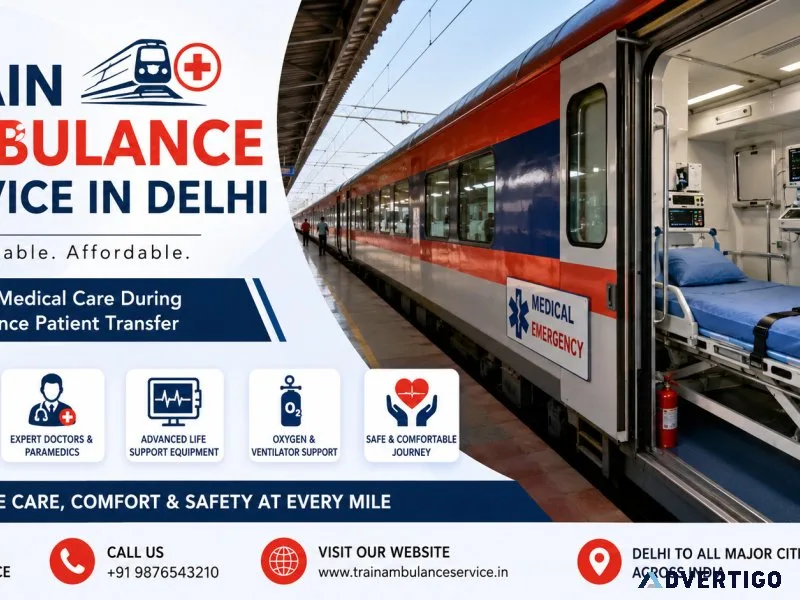 Best train ambulance service in mumbai