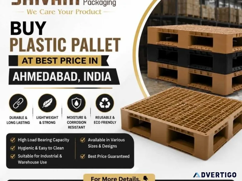 Buy plastic pallet at best price in ahmedabad india shivam pa