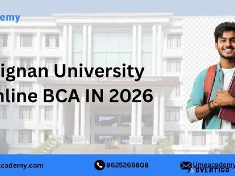 Vignan university online bca in 2026