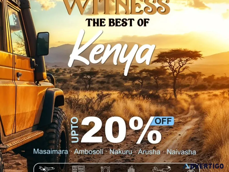 Discover kenya with travelexie best travel agency in india