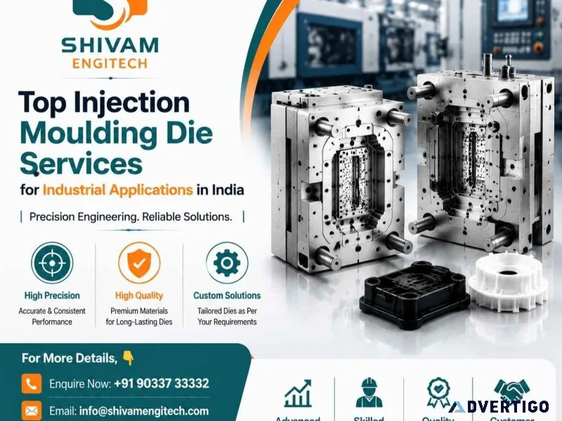 Top injection moulding die services for industrial applications