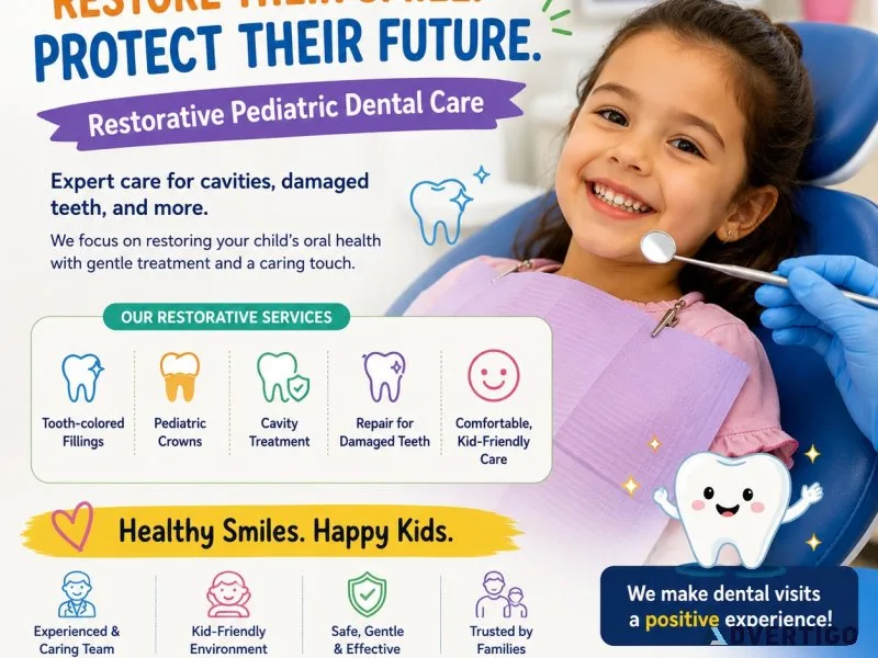 Restore little smiles with gentle pediatric dental care