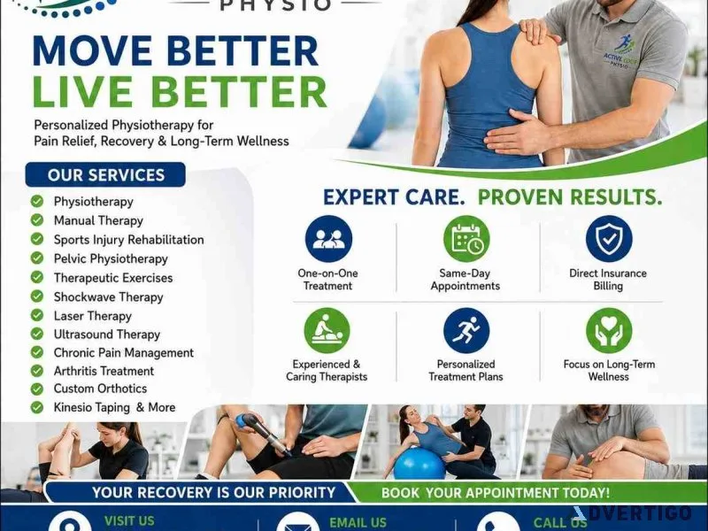 Physiotherapy clinic in richmond hill active edge physio
