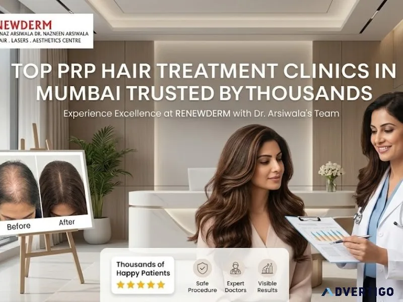 Top prp hair treatment clinics in mumbai trusted by thousands