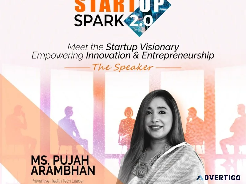 Meet ms pujah arambhan at sage startup spark 20