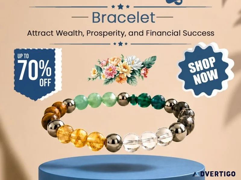 Dhan yog crystal bracelet prosperity good fortune success