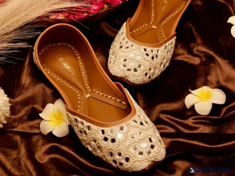 Beautiful juttis for women for occasions like weddings festiva