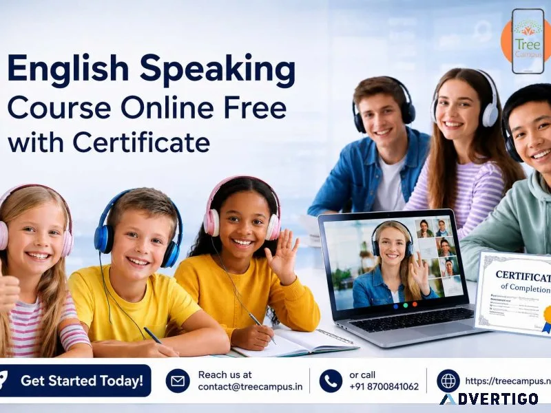 Free online english speaking course with certificate