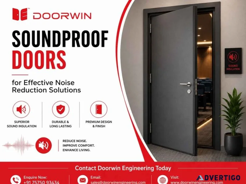 Soundproof doors for effective noise reduction solutions doorw