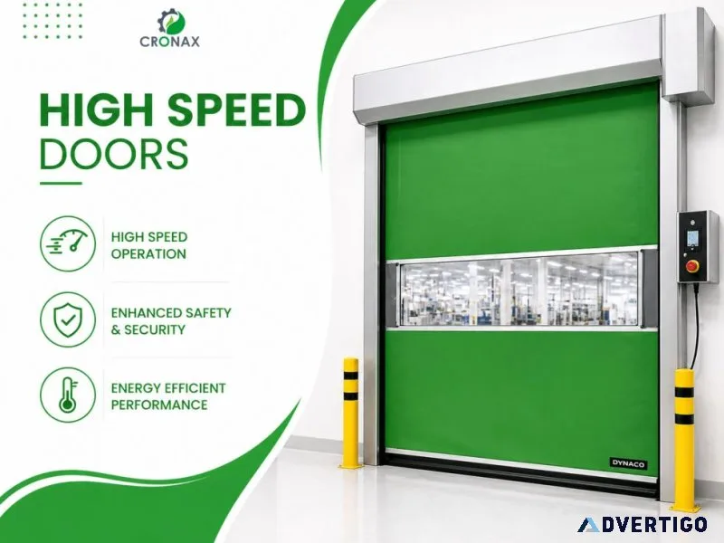 High speed door supplier in india cronax free site survey