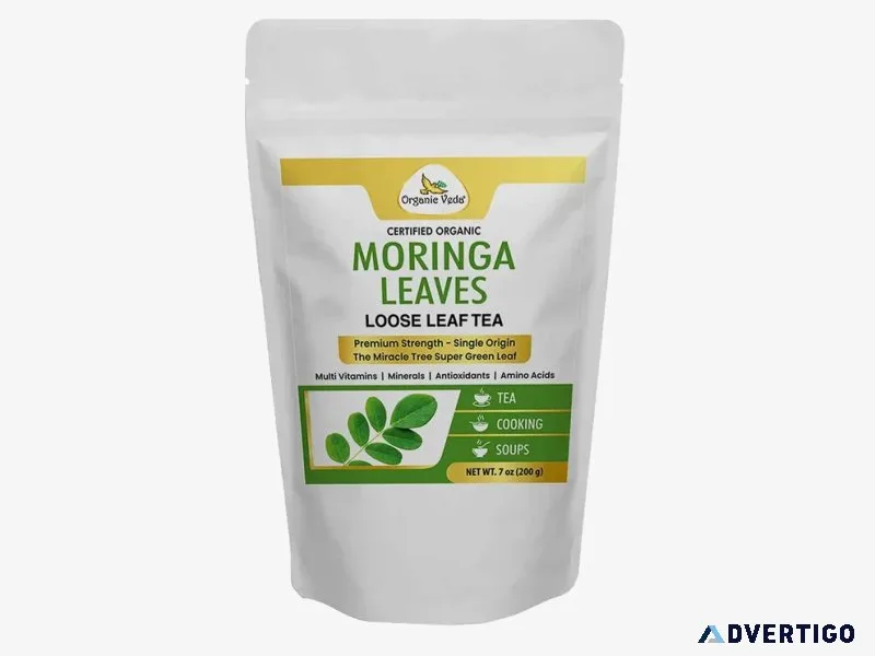 Moringa leaves loose leaf tea