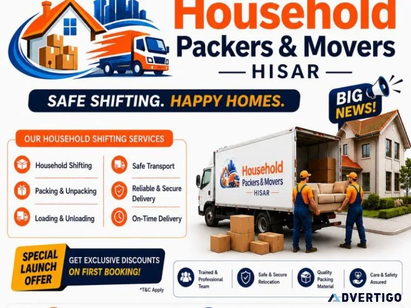 Trusted household packers and movers in hisar expert packing