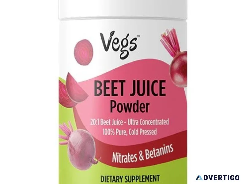 Beetroot juice powder