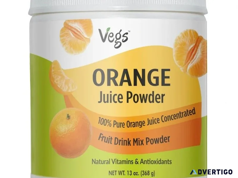 Orange juice powder