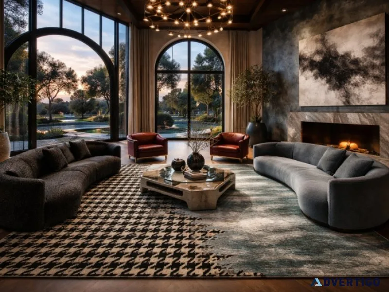 Rug for living room with timeless style