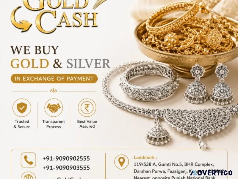 Sell your gold in kanpur gold cash limited