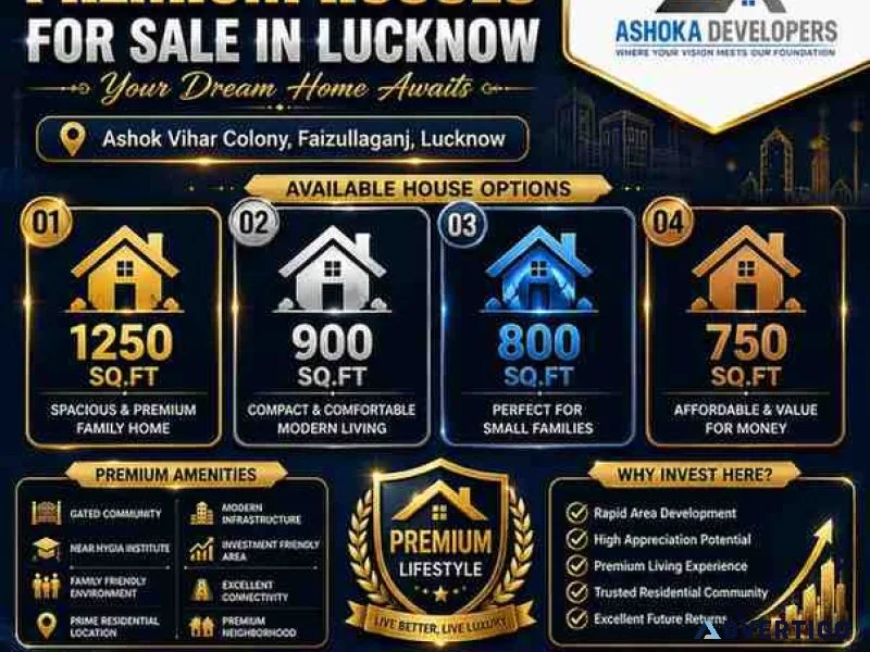 Affordable house for sale in lucknow premium homes in lucknow