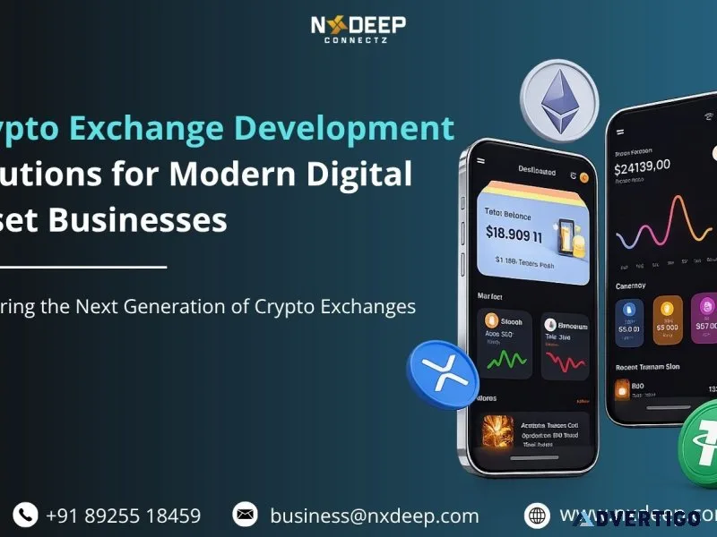 Crypto exchange development solutions for modern digital asset b