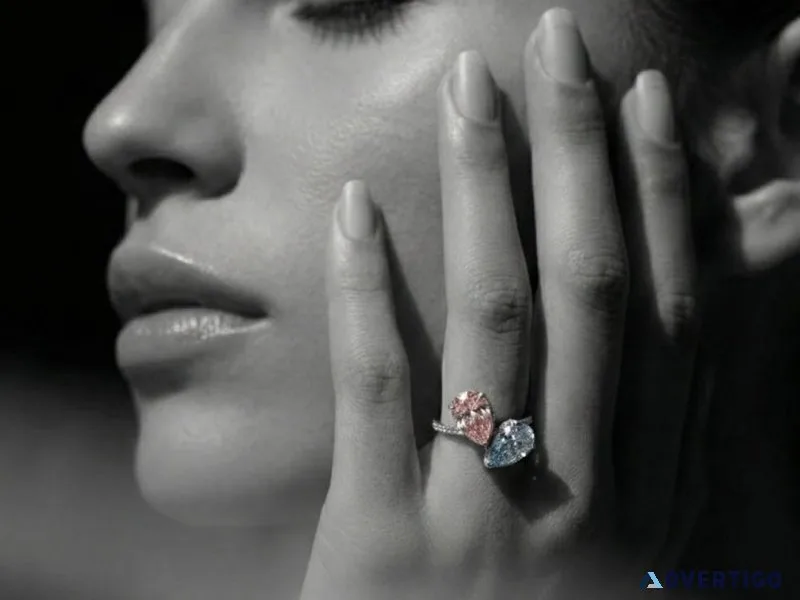 Lab diamond toi et moi rings at best prices