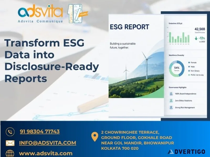 Transform esg data into disclosureready reports