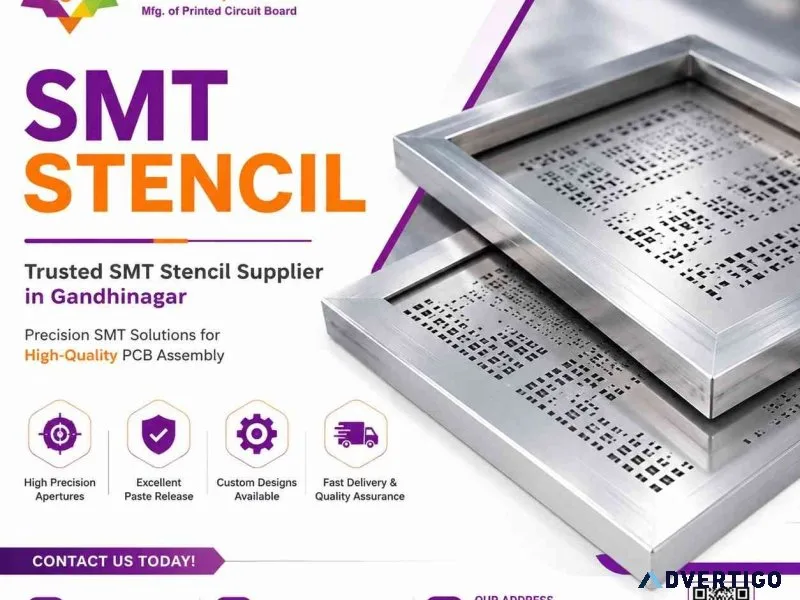 Trusted smt stencil supplier in gandhinagar smt solutions