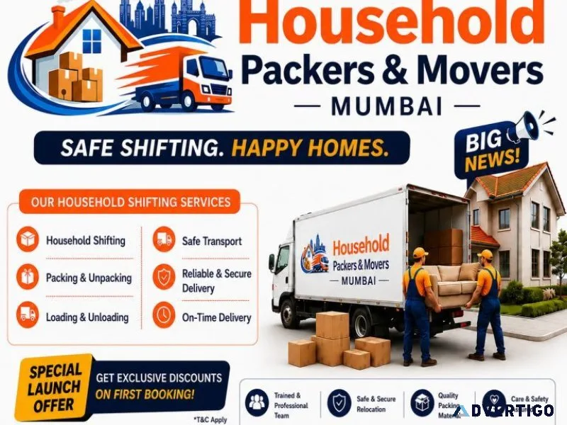 household packers and movers in mumbai affordable Relocation