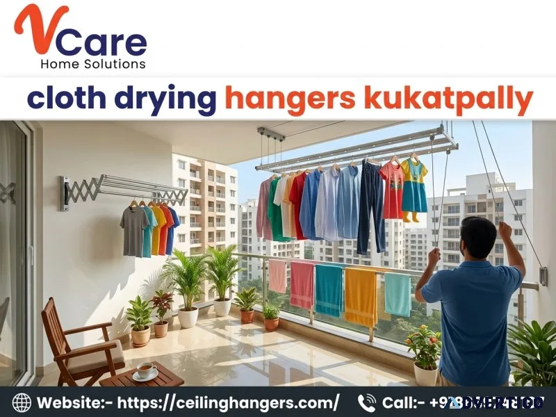 Cloth drying hangers kukatpally ceiling roof hanger installa