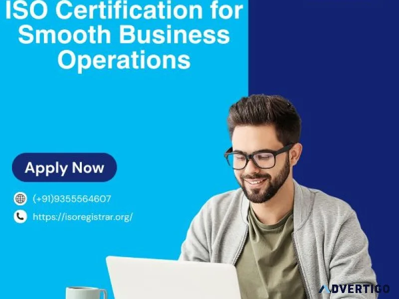 Iso certification for smooth business operations