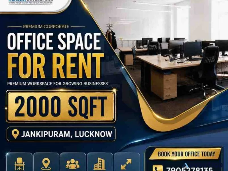 Premium ground floor office space for rent in lucknow visibili