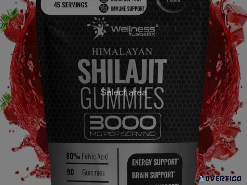 Pure himalayan shilajit gummies