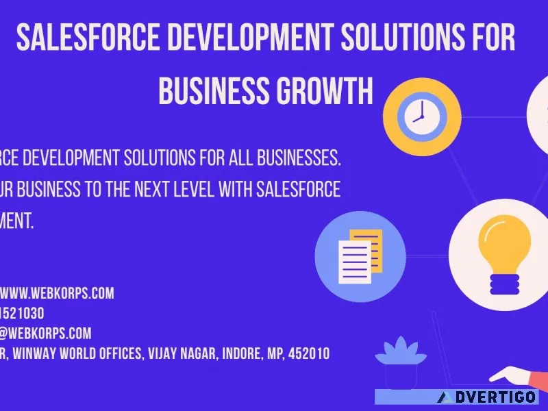 Custom salesforce development services for business growth