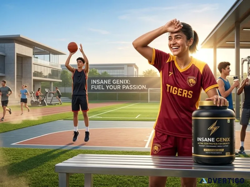 Premium protein powder for teenagers insane genix