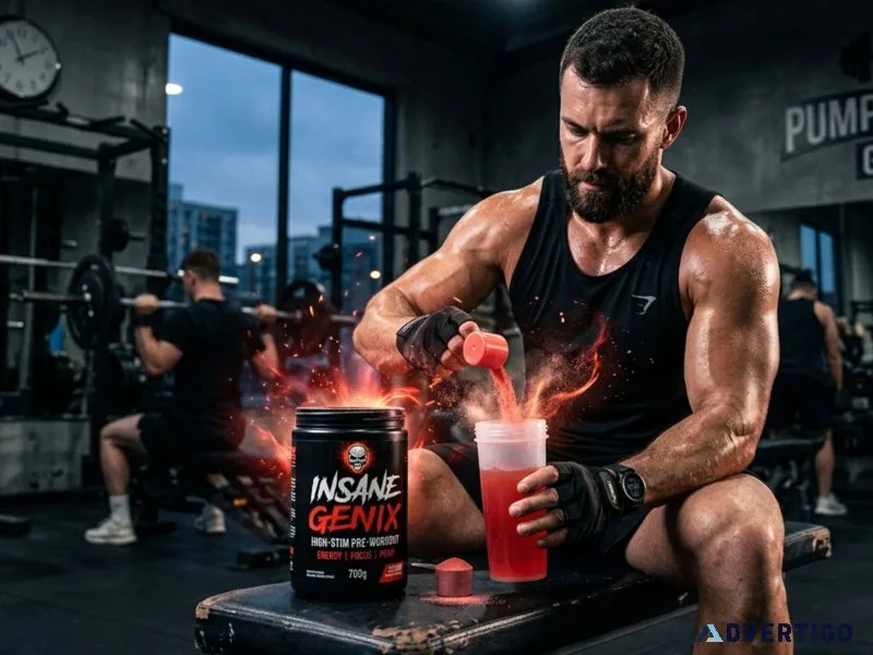 Strong pre workout for better workout results insane genix